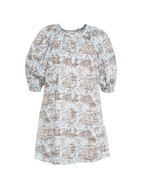 STAUD Vincent short-sleeve dress Neutrals R26R2307SP
