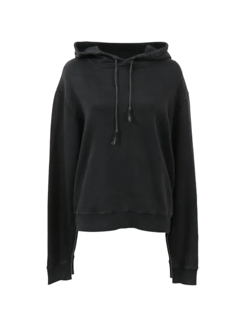 Saint Laurent Pre-Owned 1971 embellished hoodie Black NAPPUHKCL449211W