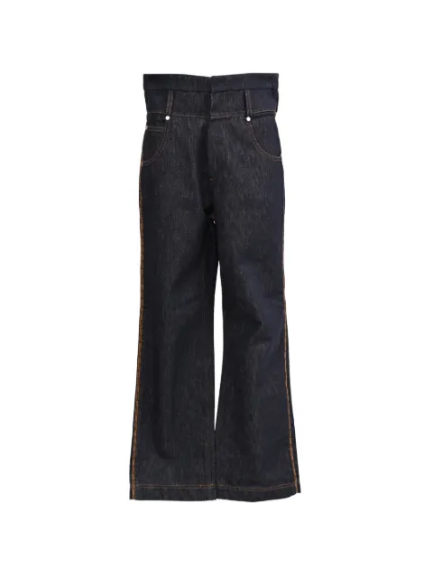 Fendi Pre-Owned high-rise straight-leg jeans Blue NAPPUHKCL637541W