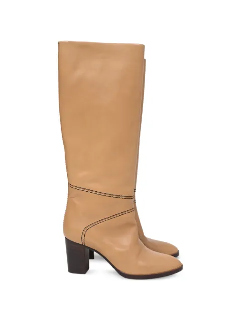Chloé Vintage knee-high heeled boots Neutrals TONPUHKSH428845W