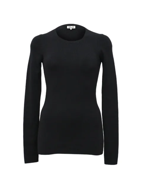 DVF Diane von Furstenberg cut-out wool sweater Black NAPPUHKCL494142W