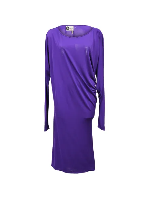 Lanvin Pre-Owned long-sleeve dress Purple NAPPUHKCL556216W