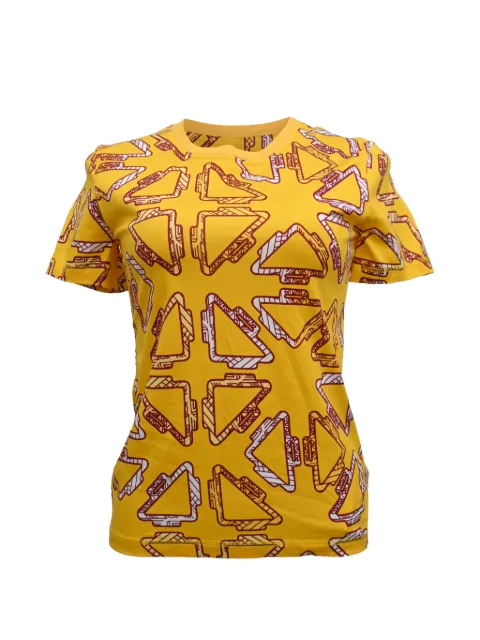 Hermès Pre-Owned printed T-shirt Yellow NAPPUHKCL632249W