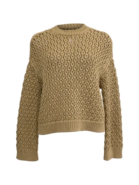 Loro Piana Pre-Owned chunky-knit sweater Neutrals NAPPUHKCL647777W