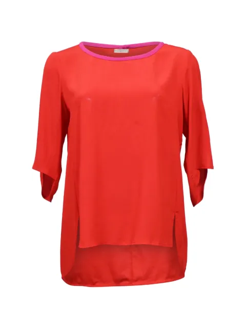 Stella McCartney Pre-Owned side-slit blouse Red NAPPUHKCL505829W