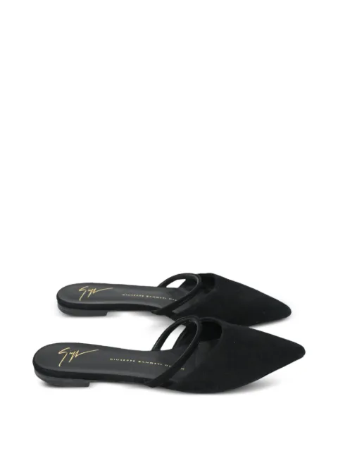 Giuseppe Zanotti Vintage pointed-toe mules Black NAPPUHKSH449461W
