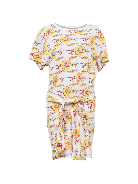 Kenzo Pre-Owned floral-print dress White NAPPUHKCL457097W