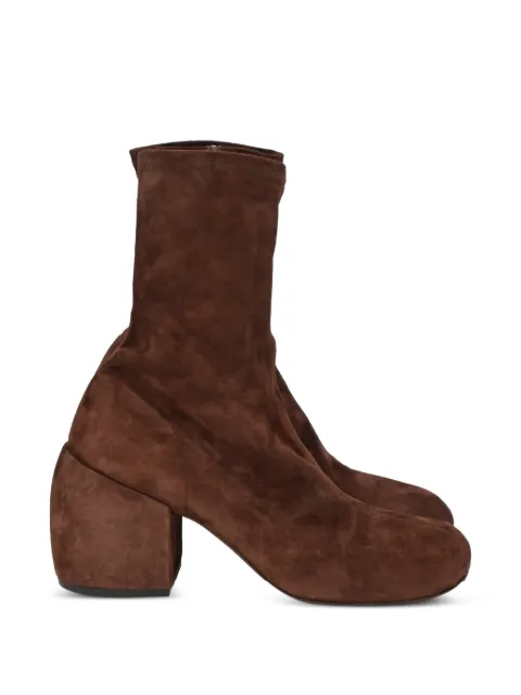 Dries Van Noten Pre-Owned square-toe ankle boots Brown NAPPUHKSH462403W
