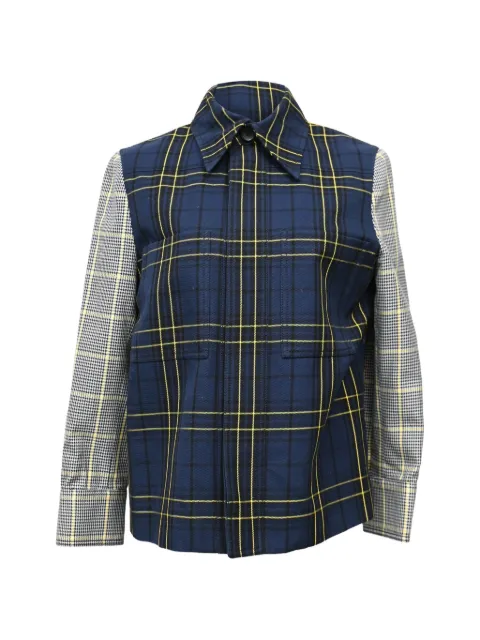 JOSEPH checked overshirt Blue NAPPUHKCL491710W