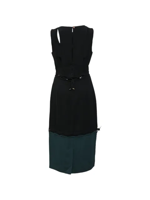 Kenzo Pre-Owned cut-out sleeveless midi dress Black NAPPUHKCL464408W