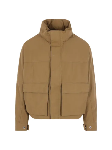 LEMAIRE high-neck jacket Brown OW1215LD1055