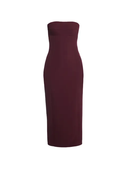 AXEL 113 Margot strapless midi dress Red MARGOTDRESS