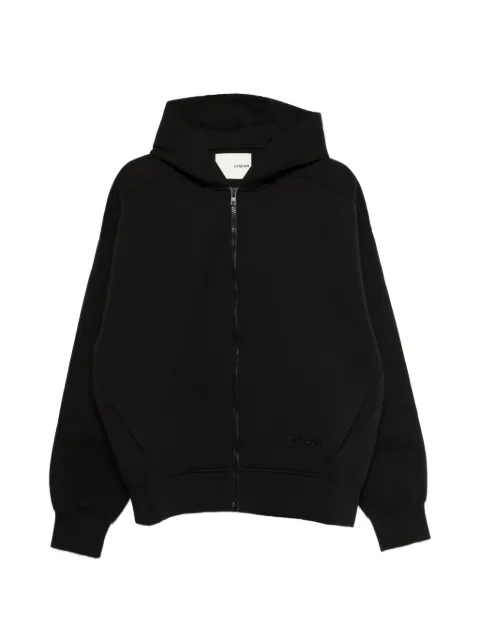 CIARAN zip-up hoodie Black C01J06