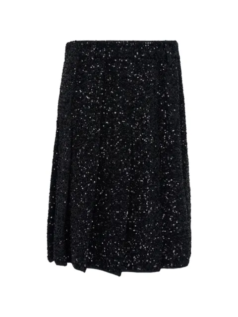 Nº21 sequin-embellished skirt Black C0415278
