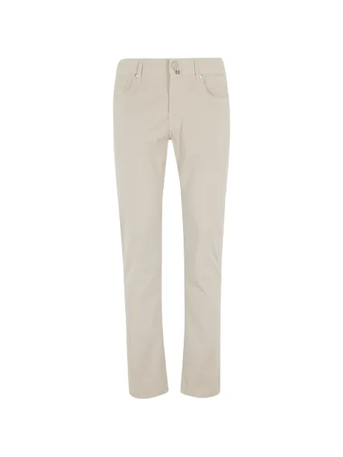 Jacob Cohën Bard slim trousers Neutrals QE004036S2544TR098