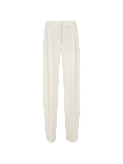 THE ANDAMANE pleated trousers White T190471CTNP263098