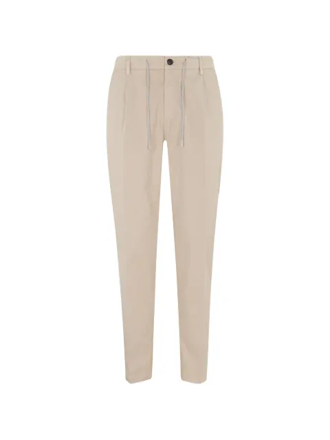 Eleventy drawstring-waist trousers Neutrals M75PANG03TET0G002098