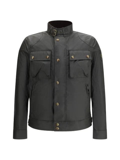 Belstaff Racemaster chest-pocket military jacket Green 105306