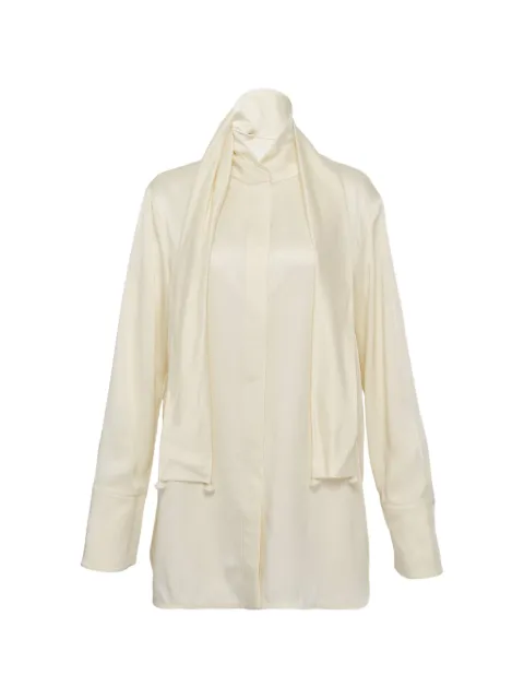 Jil Sander draped blouse Neutrals J01DL0175J76018109
