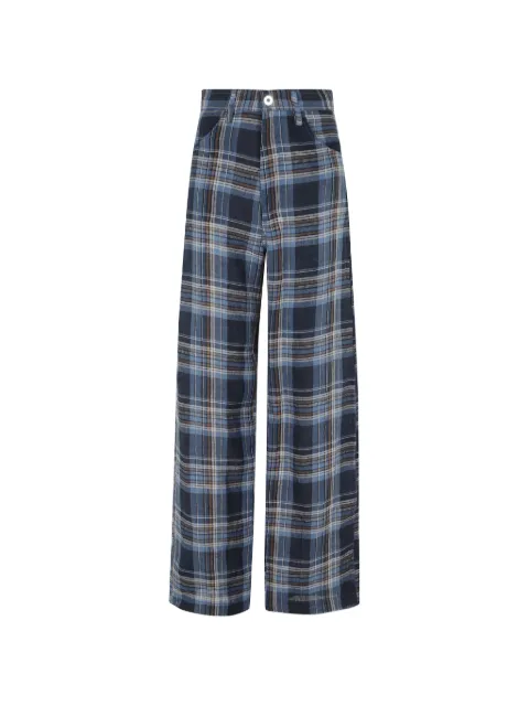MARBELL belt-loops trousers Blue BSS1008TELICHK