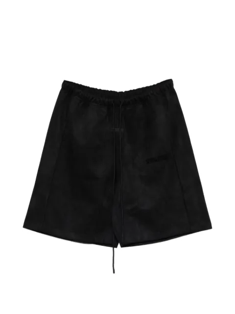 FEAR OF GOD ESSENTIALS drawstring logo shorts Black 160HO254691F