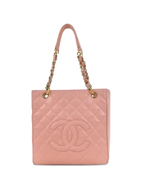 CHANEL Pre-Owned 2002 Petite Shopping PST tote bag Pink 116775