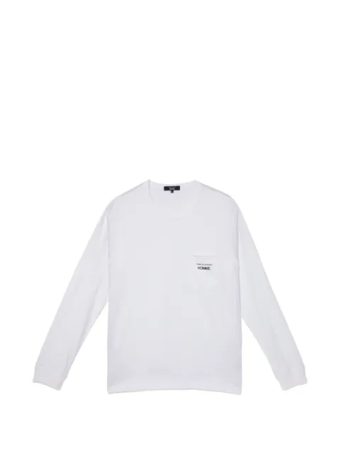 Comme des Garçons Homme logo-print T-shirt White HQT102