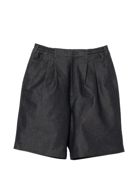 Comme des Garçons Homme pleated denim shorts Blue 07XSPHQP008MQNYX00M