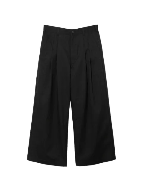 Comme des Garçons Homme twill wide-leg trousers Black HQP005
