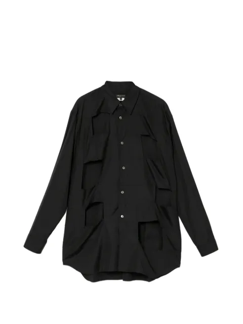 Comme des Garçons Homme Plus cut-out shirt Black PQB014