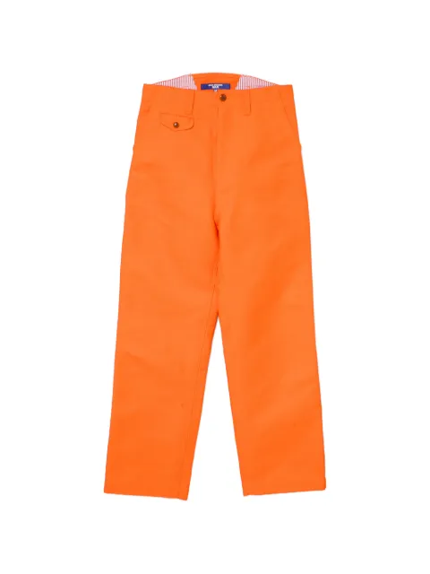 Junya Watanabe MAN cotton trousers Orange WQP028