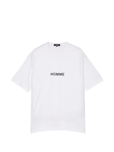 Comme des Garçons Homme logo-print T-shirt White HQT103