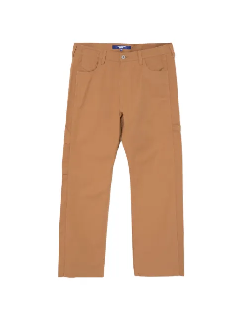 Junya Watanabe MAN cotton straight-leg trousers Brown JZXPTWQP043MQBWX00M
