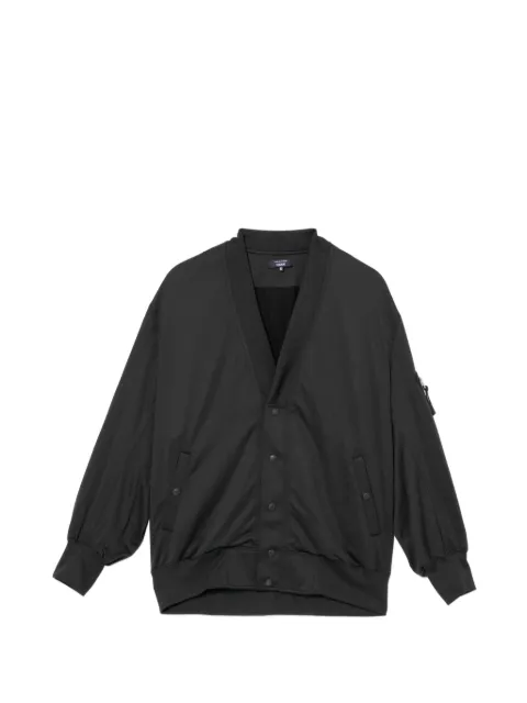 Comme des Garçons Homme V-neck jacket Black HQT007