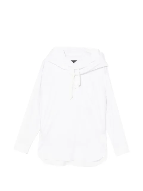 Comme des Garçons Homme Plus hooded shirt White PQB020