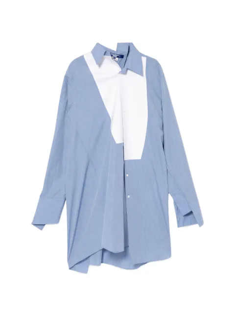 Junya Watanabe MAN colour-patch shirt Blue WQB006
