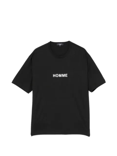 Comme des Garçons Homme logo-print T-shirt Black HQT103