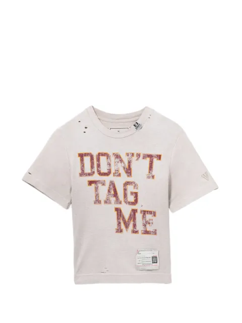 Maison MIHARA YASUHIRO printed T-shirt Pink B16TS591