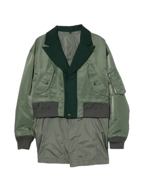 Toga nylon twill jacket Green TOGJKFD22209QKHX038