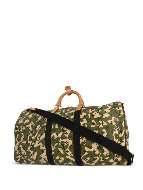 Louis Vuitton Pre-Owned 2008 x Takashi Murakami 55 Keepall Bandouliere travel bag Green 155656