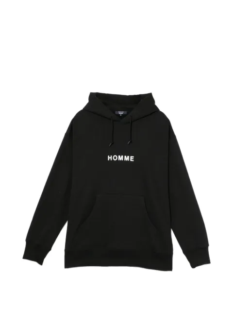 Comme des Garçons Homme logo-print hoodie Black HQT105