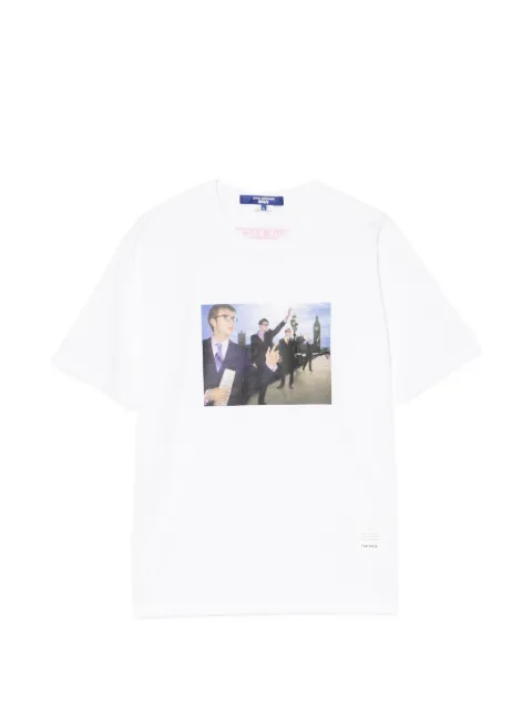 Junya Watanabe MAN graphic-print T-shirt Neutrals WQT004