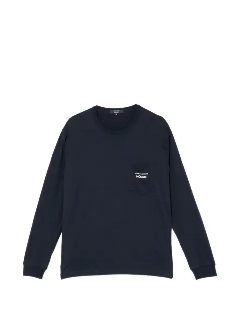 Comme des Garçons Homme logo-print T-shirt Blue HQT102