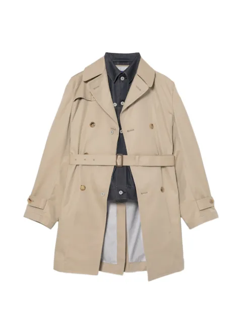 Junya Watanabe MAN douuble-breasted coat Neutrals WQC002