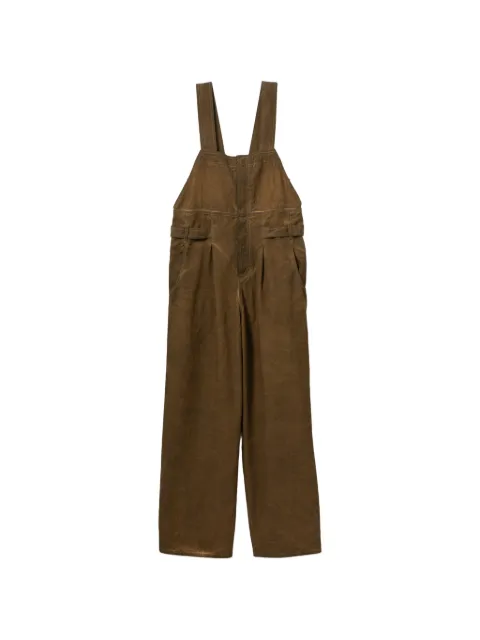 Uma Wang Panda cotton jumpsuit Brown S6MUP3039