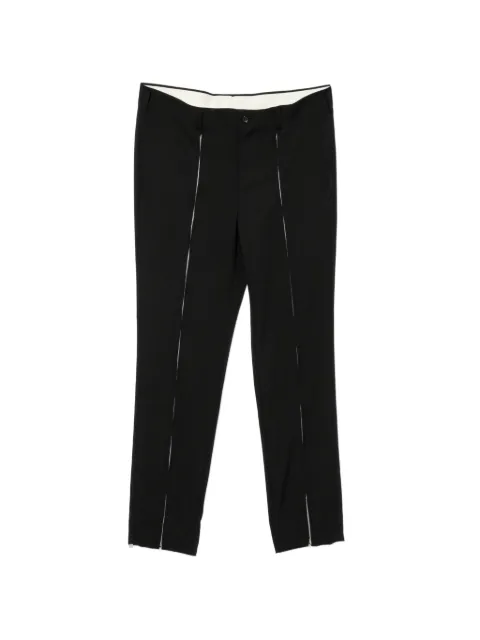 Comme des Garçons Homme Plus zip-detail trousers Black PQP055