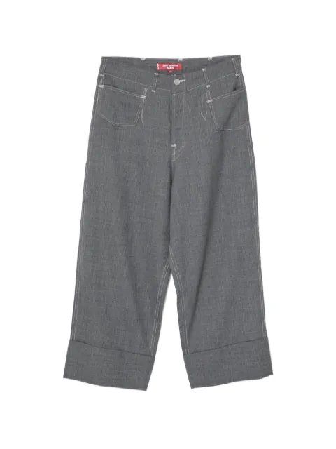 Junya Watanabe MAN x Levi's cuffed trousers Grey WQP206