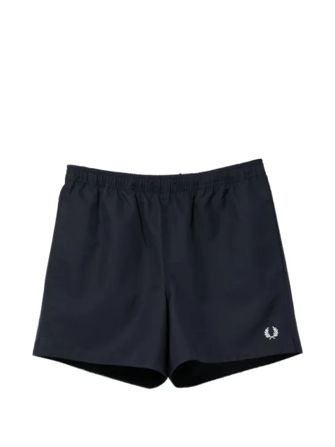 Fred Perry logo-embroidered shorts Blue S2303XM