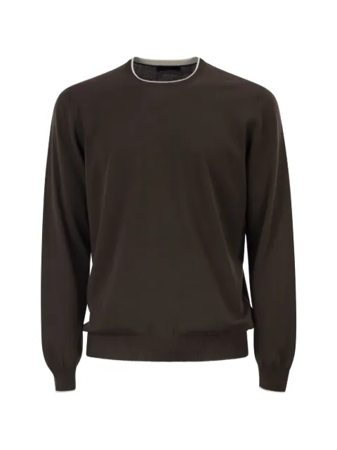 Fay crew-neck sweater Brown NMMC1521730VHY
