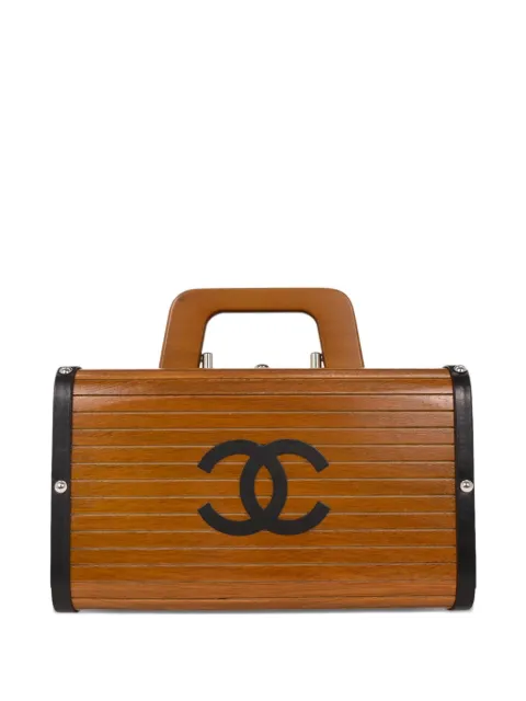 CHANEL Pre-Owned 1995 CC vanity handbag Brown 116587